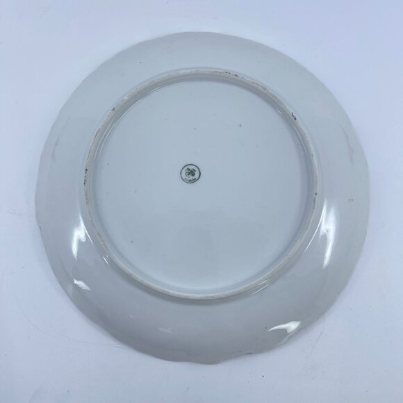 antique austrian hand painted stag porcelain cabinet display plate circa 1900 - Picture 5 of 6